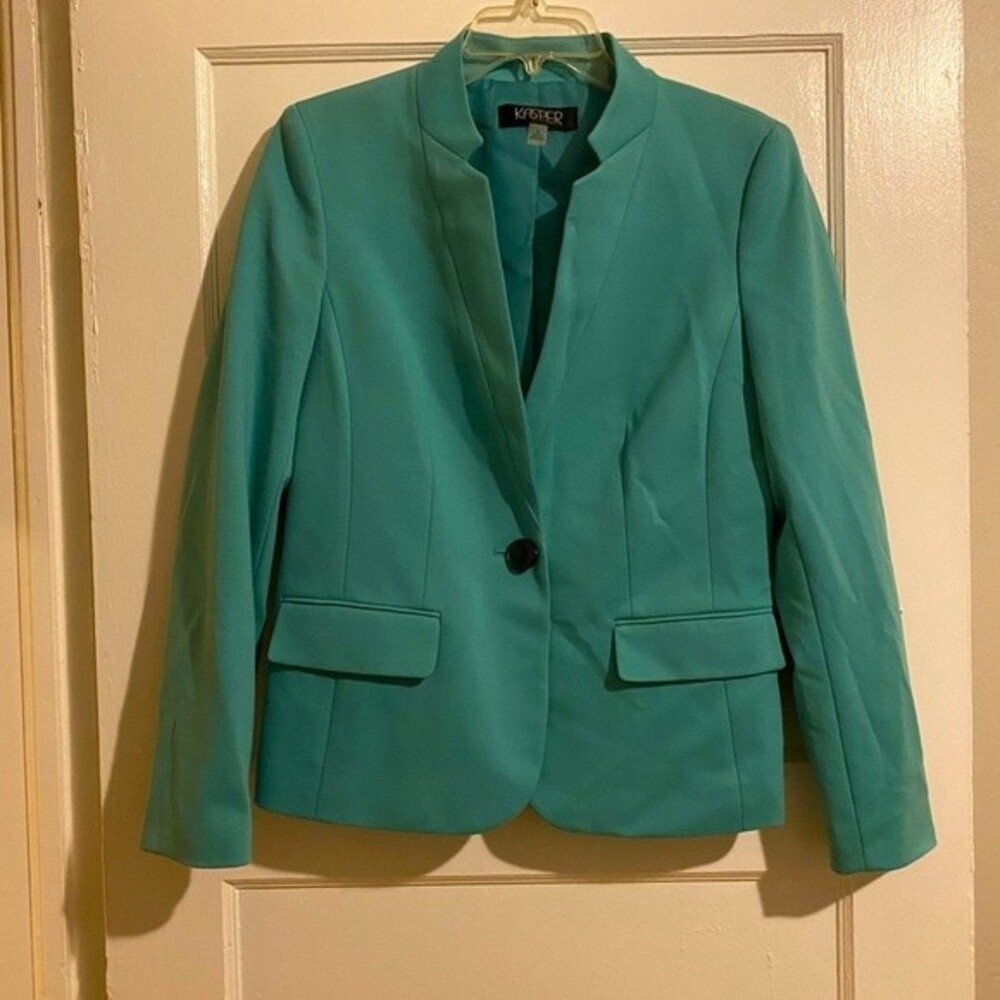 Kasper Women’s Soft Teal Professional Blazer
